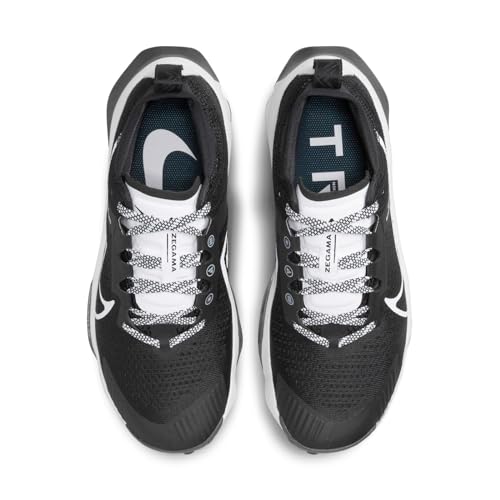 Nike Women's W Zoomx Zegama Trail Low, Black White, 6 US - alternate view 3