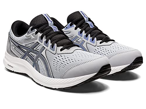 ASICS Men's Gel-Contend 8 Running Shoes, 11, Piedmont Grey/ASICS Blue