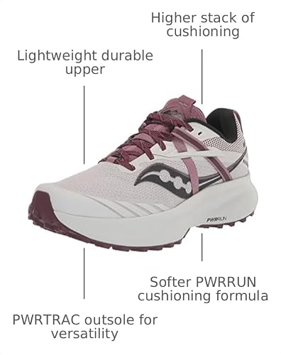Saucony Women's Ride 15 Tr Trail Running Shoe, Fog/Haze, 9.5