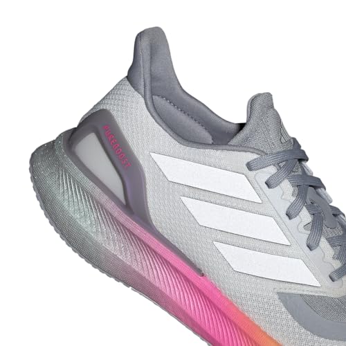 Adidas Men's Pureboost 5, White/Silver Metallic/Spark, 10.5