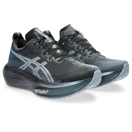 ASICS Unisex MEGABLAST Running Shoes, 8.5M / 10W, Black/White