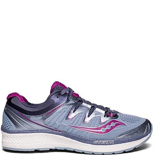 Saucony Women's Triumph ISO 4 Running Shoe, Fog/Grey, 11.5 Wide US