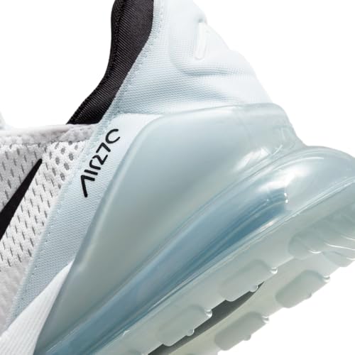 Nike Men's Air Max 270 Shoes, White/Black-White, 12