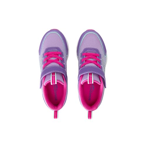Saucony Cohesion FST (Little Big Kid) Sneaker, Purple/Pink, 5 Wide US Unisex