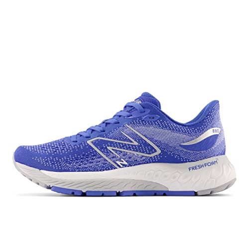 New Balance Women's Fresh Foam X 880 V12 Running Shoes Bright Lapis/Light Aluminum 12 Wide