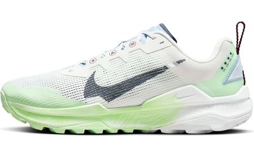 Nike Men's React Wildhorse 8 Running Shoes, Summit White Thunder Blue Vapor Green, 7.5 Men - product image