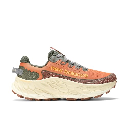 New Balance Men's Fresh Foam X More Trail V3 Running Shoe, Cayenne/Kombu, 9