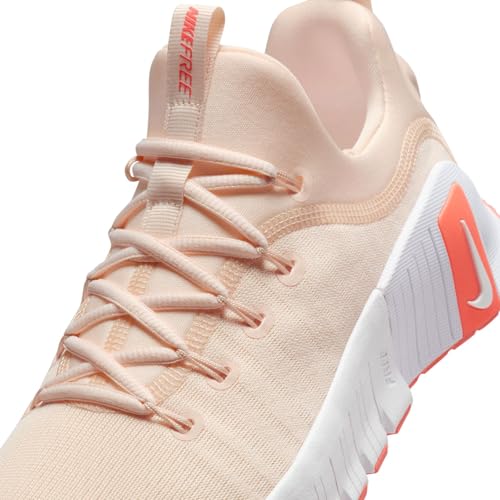 Nike Free Metcon 6 Women's Workout Shoes (FJ7126-801, Guava Ice/Light Wild Mango/White) Size 10