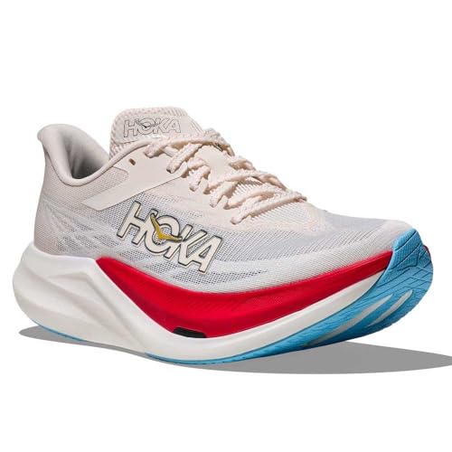 Hoka Unisex Rocket X 3 Alabaster/Frost 10.5 Medium - alternate view 2
