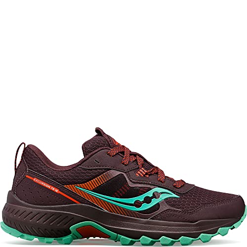 Saucony Women's Excursion TR16 Running Shoes, Nebula/Mint, 8.5 M
