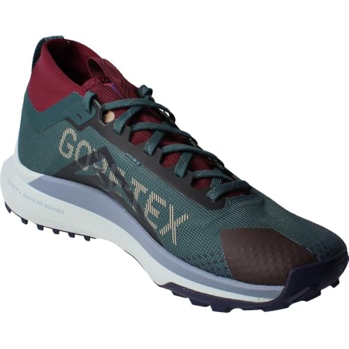Nike React Pegasus Trail 4 GTX V2 Mens Running Trainers HM9728 Sneakers Shoes (UK 7.5 US 8.5 EU 42, deep Jungle Khaki Night Maroon 300)