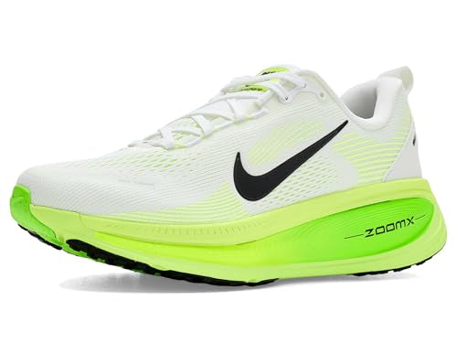 Nike Men's Vomero 18 White/Black/Electric Green/Volt 8 Medium