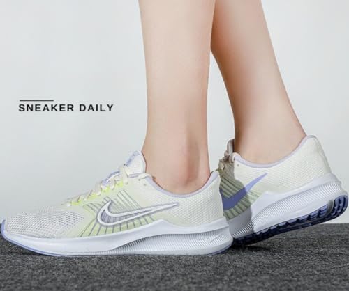 Nike Women's Downshifter 11 Sneaker, White Lime Ice 3413 102, 9.5 US