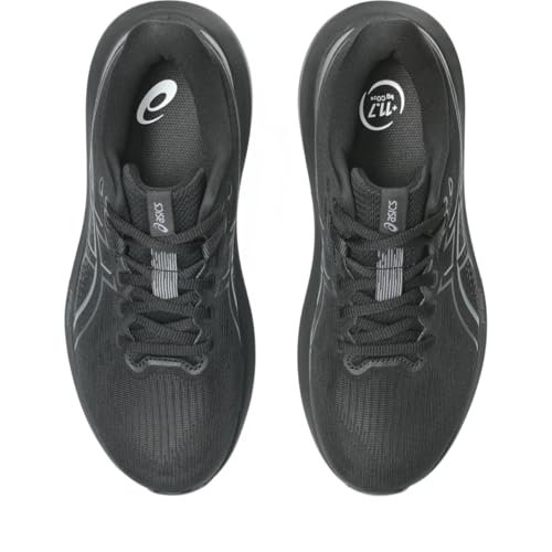 ASICS Women's GT-1000 15 Running Shoes, 8.5, Black/Black