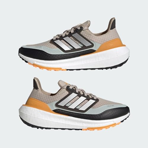 Adidas Mens Ultraboost Light Cold.RDY Wonder Beige/Silver Metallic/Flash Orange 12.5