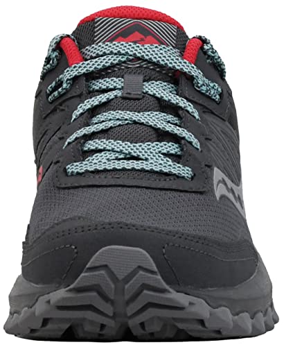 Saucony Women's Excursion TR14 Dark Grey/Hot Pink Running Shoe 9 M US