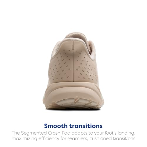 Brooks Women’s Anthem 7 Neutral Running Shoe - Almond/Grey/Desert Flower - 10 Medium