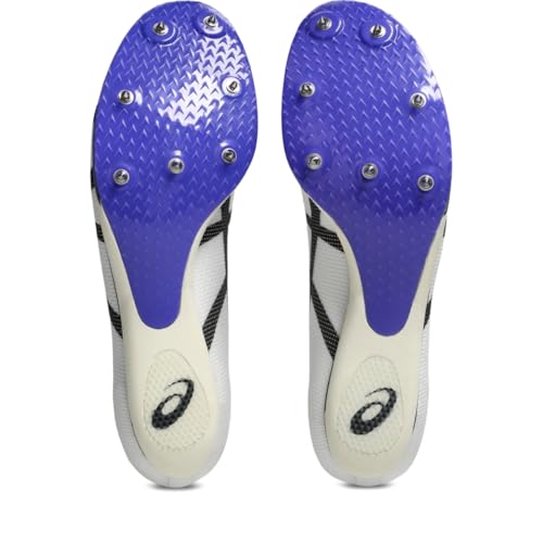 ASICS Unisex METASPEED SP 2 Track & Field Shoes, 9M / 10.5W, White/Cobalt Burst