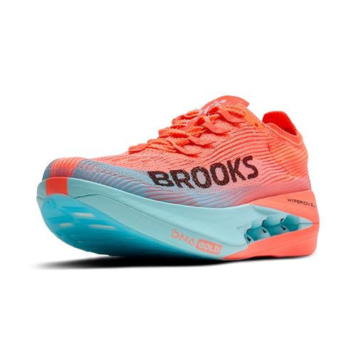 Brooks Unisex Hyperion Elite 5 Neutral Race Running Shoe for Men & Women - Pink Clay/Atomizer Blue - 8 Medium