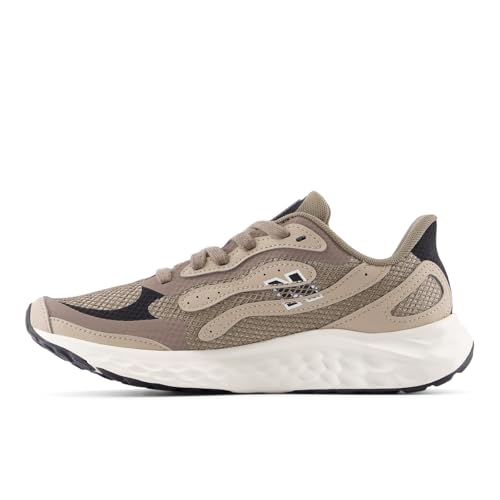 New Balance Women's Fresh Foam Arishi v4 TIRALUX Running Shoe, Thunder Brown/Stoneware, 11