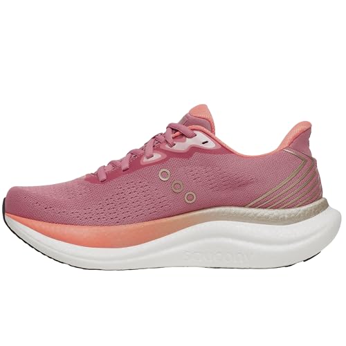 Saucony, Women, Triumph 23, Mauve/Black, 8, Medium