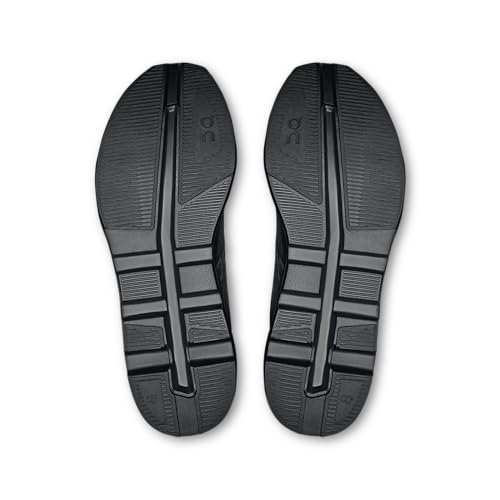 On Men's Cloudzone Sneakers, Black/Eclipse, 10.5 Medium US