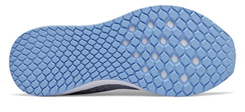 New Balance Kid's Fresh Foam Arishi V3 Alternative Closure Running Shoe, Gunmetal/Tahitian Pink/Team Carolina, 7 W US Big Kid (8-12 Years)