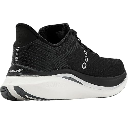 Saucony Men's Endorphin Speed 5 Sneaker, Black/White, 11