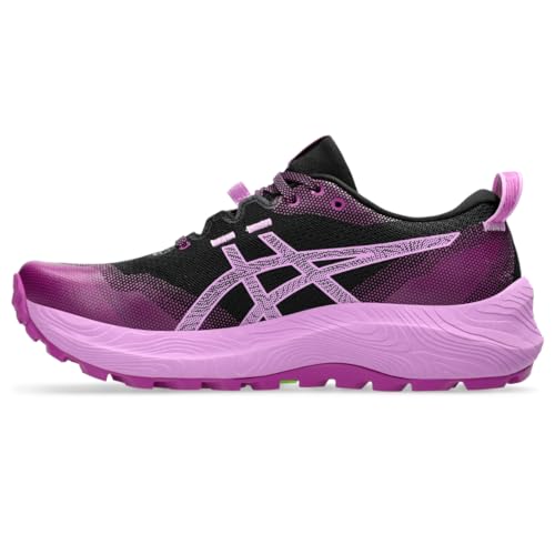 ASICS Women's Gel-Trabuco 12 Running Shoes, 9, Black/Lavender Glow