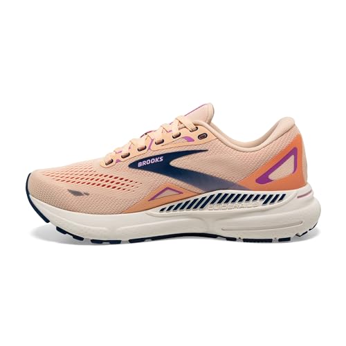 Brooks Women’s Adrenaline GTS 23 Supportive Running Shoe - Apricot/Estate Blue/Orchid - 7.5 Medium - alternate view 5