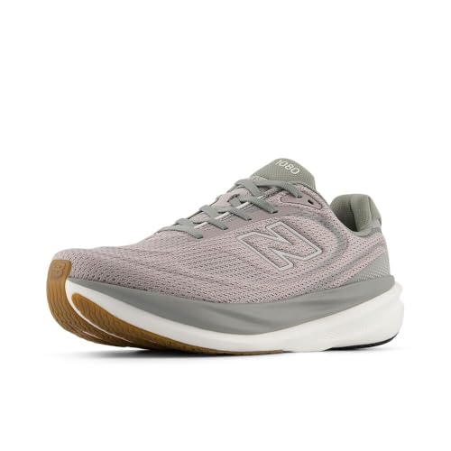 New Balance Men's Fresh Foam X 1080 V15 Running Shoe, Truffle Salt/Slate Grey, 15