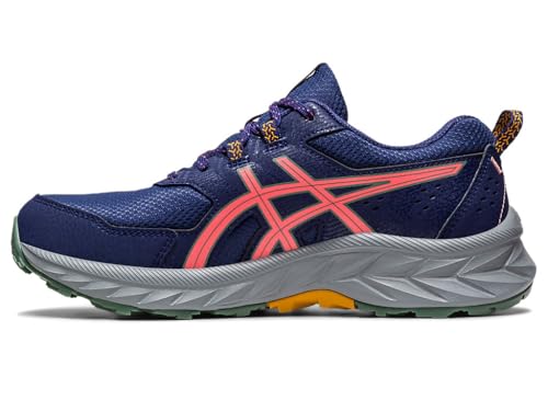 ASICS Women's Gel-Venture 9 Running Shoes, 6, Indigo Blue/Papaya