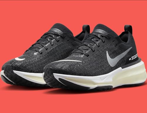Nike Women's ZoomX Invcble RN FK 3 (DR2660-001) Black/White, 9.5 M US
