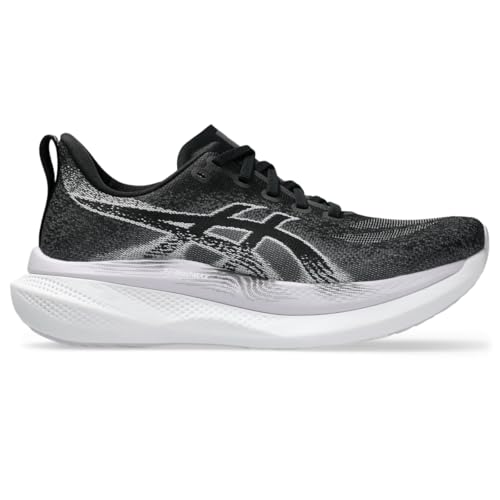ASICS Women's GLIDERIDE MAX 2 Running Shoes, 8, Black/Lilac HINT