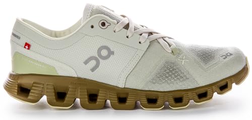 On Women Cloud X 3 Sneakers Aloe/Hunter 9.5