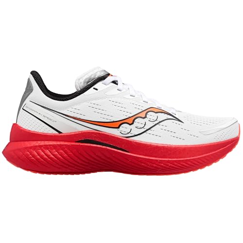 Saucony Women's Speed 3 Running Shoe, White/Black/Vizi, 11