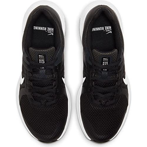 Nike Women's W Run Swift 2 Shoe, Black White Dk Smoke Grey, 8