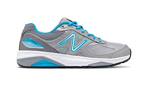 New Balance Women's Made in US 1540 V3 Running Shoe, Silver/Polaris, 6 M US