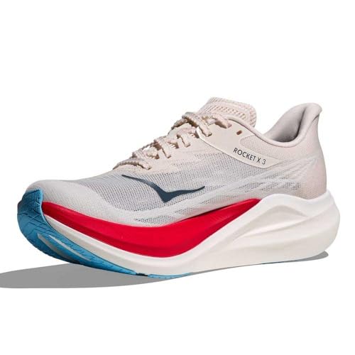 Hoka Unisex Rocket X 3 Alabaster/Frost 10.5 Medium - alternate view 7