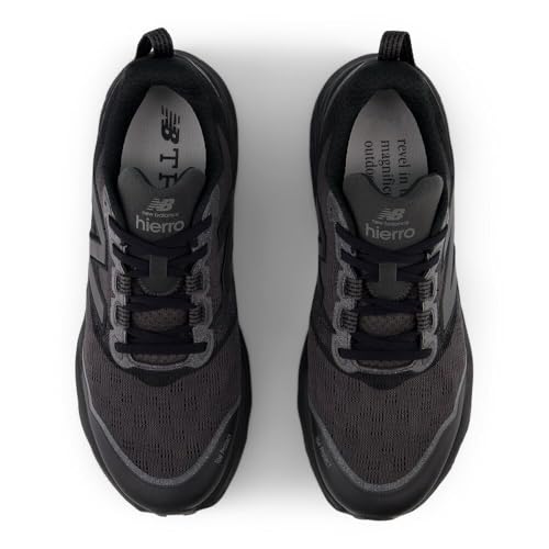 New Balance Men's Fresh Foam X Hierro V9 Trail Running Shoe, Black Cement/Black, 11 M