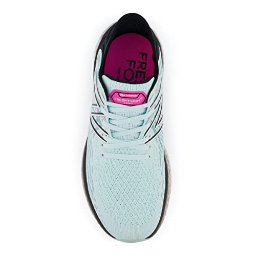 New Balance Women's Fresh Foam 1080 V11 Running Shoe, Pale Blue Chill/Black, 5.5 W US