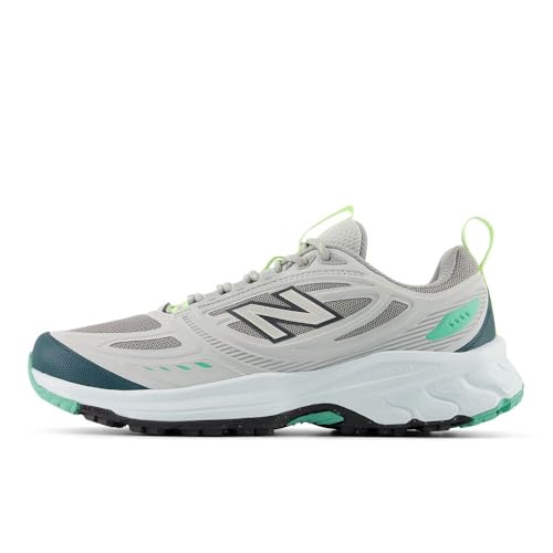 Women's New Balance Fresh Foam 410v9 Trail Shoes in Raincloud/Medusa Green alternate view 2