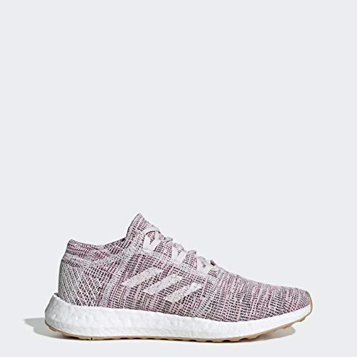Adidas Performance Women's Pureboost Go Athletic Shoe, Orchid Tint/White/raw White, 9.5 M US