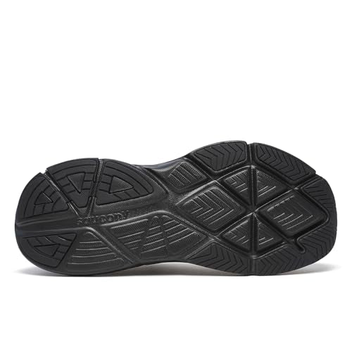 Saucony Women's Guide 18 Sneaker, Black/Black/Black, 12