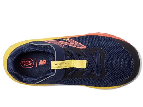 New Balance Baby Boy's Fresh Foam Arishi v4 Bungee Lace with Hook-and-Loop Top Strap (Infant/Toddler) Team Navy/Electric Red 9.5 Toddler XW
