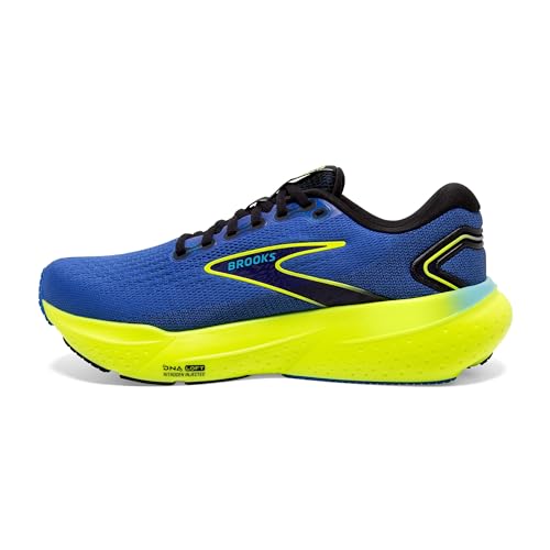 Brooks Men’s Glycerin 21 Neutral Running Shoe - Blue/Nightlife/Black - 10.5 Medium