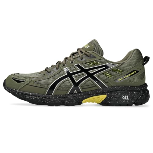 ASICS Unisex Gel-Venture 6 Trainers, Coat Green Black, 38 EU
