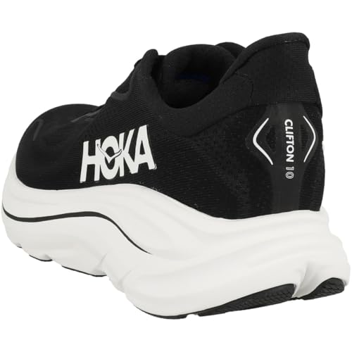 Hoka Women's Clifton 10 Black/White 9.5 Medium