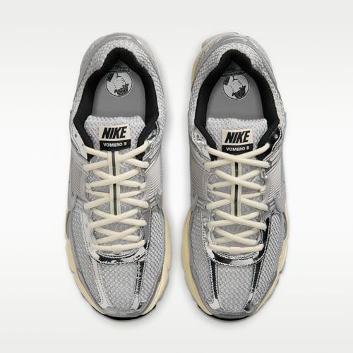 Nike Zoom Vomero 5 Men's Shoes (Gray Fog/Metallic Silver/Coconut Milk/Chrome) Size 10