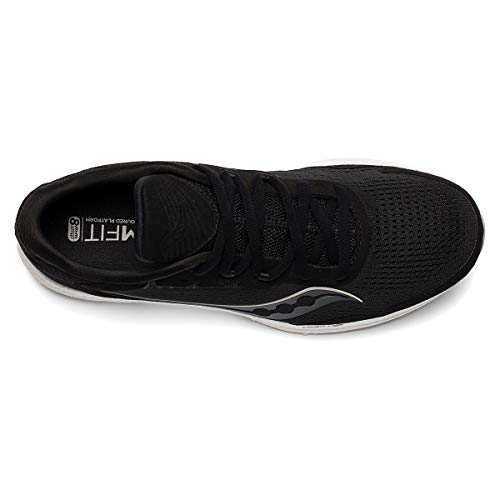 Saucony Men's Freedom 4 Running Shoe, Black/Stone, 11